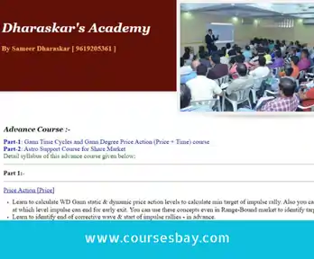 Sameer Dharaskar Gann Time Cycle and Gann Degree Price Action